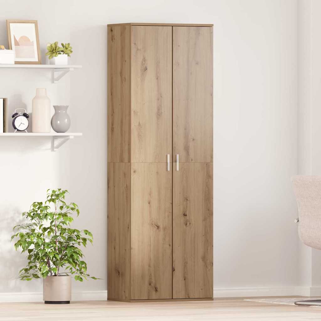 Highboard 60 x 35 x 180 cm Szerelt Fa kézműves tölgy