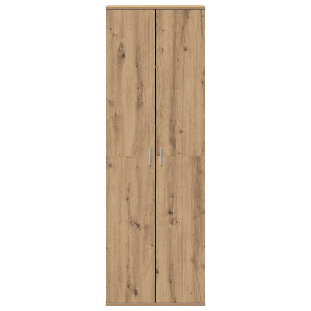 Highboard 60 x 35 x 180 cm Szerelt Fa kézműves tölgy