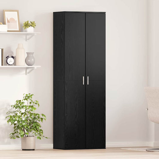 Highboard 60 x 35 x 180 cm Szerelt Fa Musta tammi