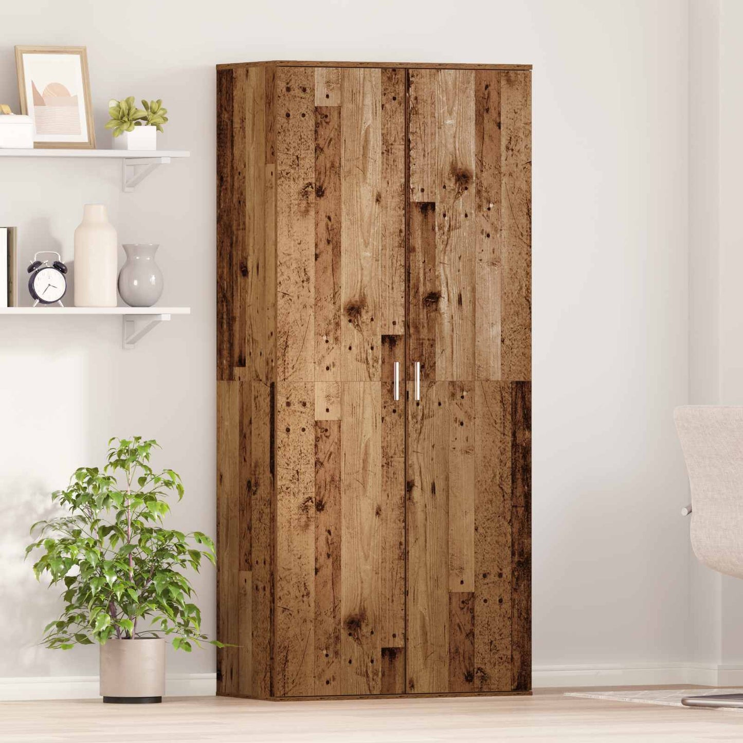 Magasfiú 80 x 39 x 178 cm Szerelt Fa Antik Fa