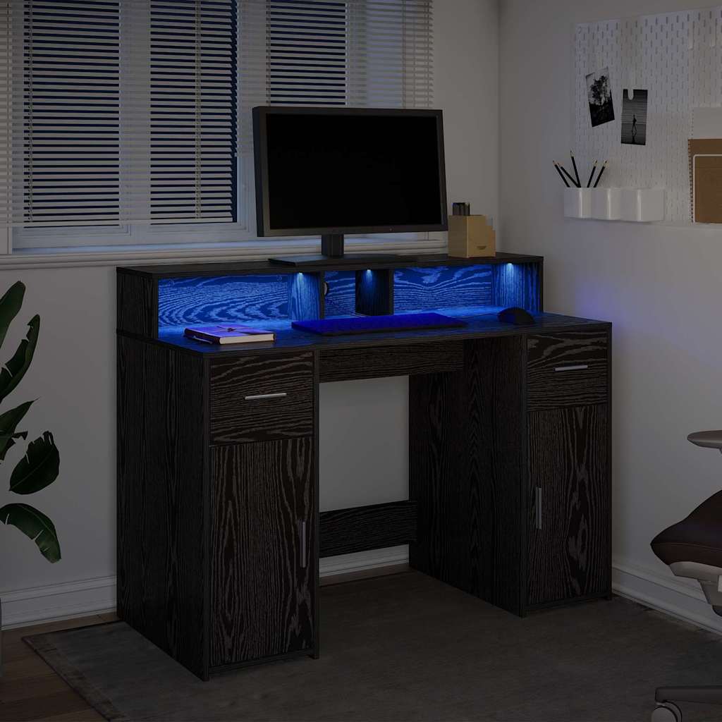 Asztal Musta tammi Szerelt fa 120 x 55 x 91 cm