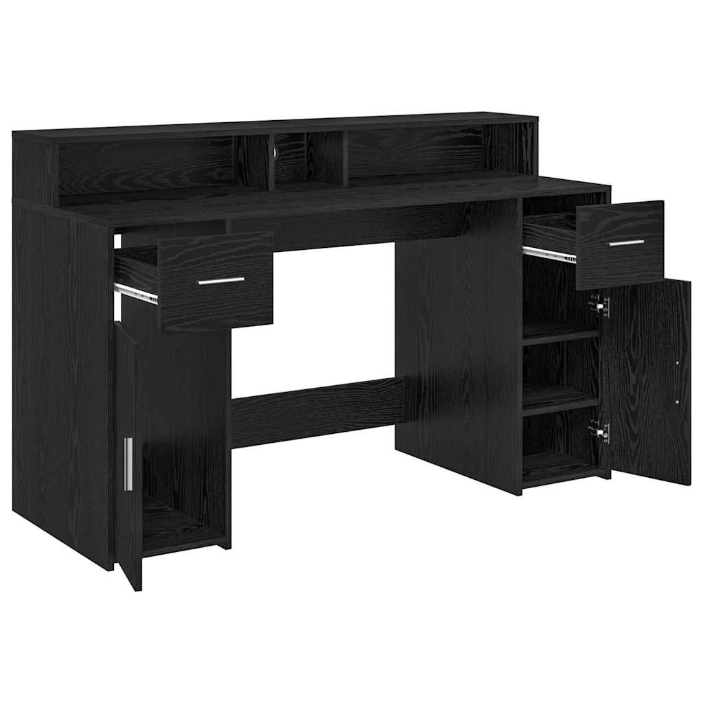Asztal Musta tammi Szerelt fa 140 x 55 x 91 cm