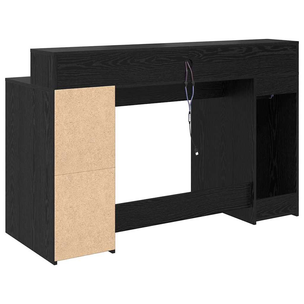 Asztal Musta tammi Szerelt fa 140 x 55 x 91 cm