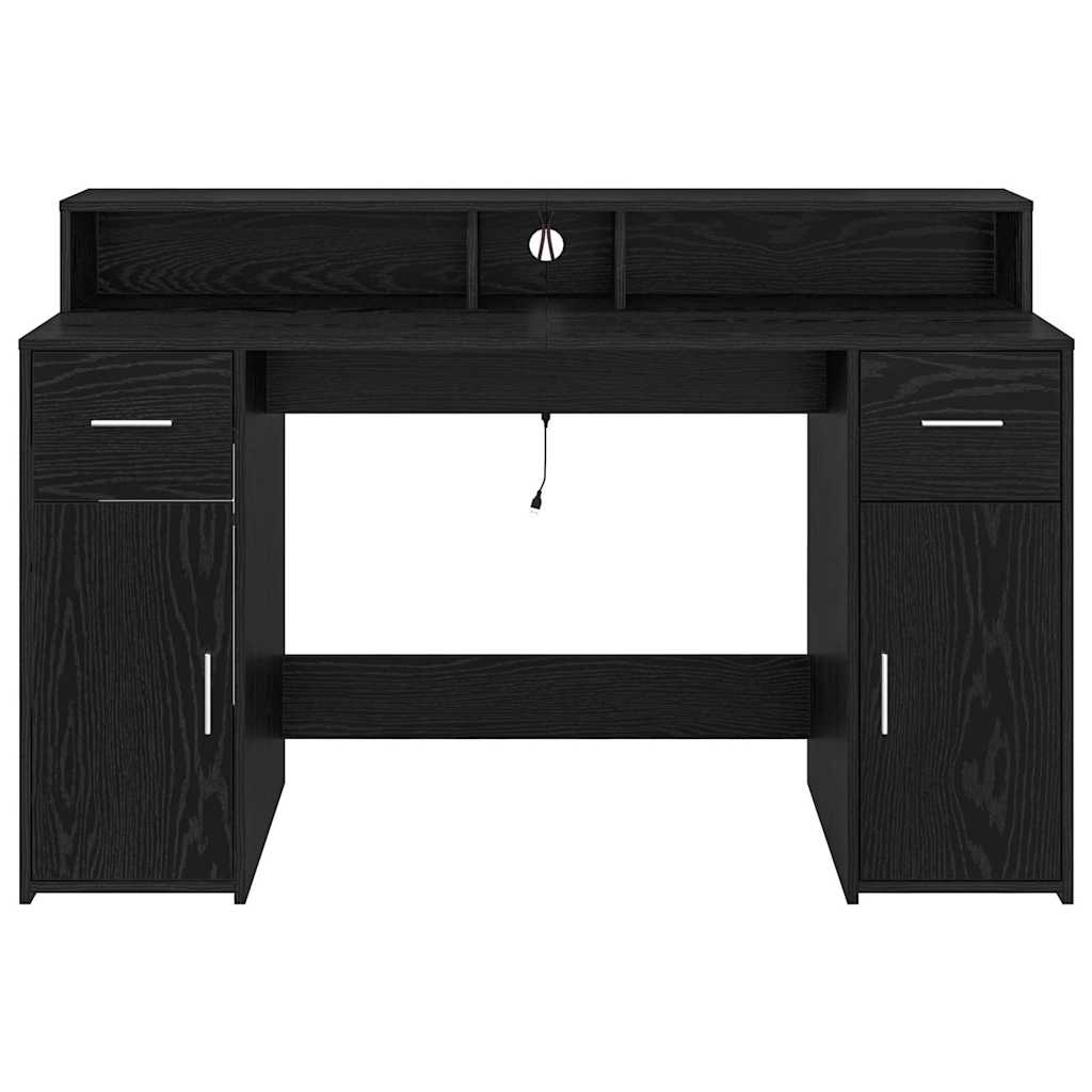 Asztal Musta tammi Szerelt fa 140 x 55 x 91 cm