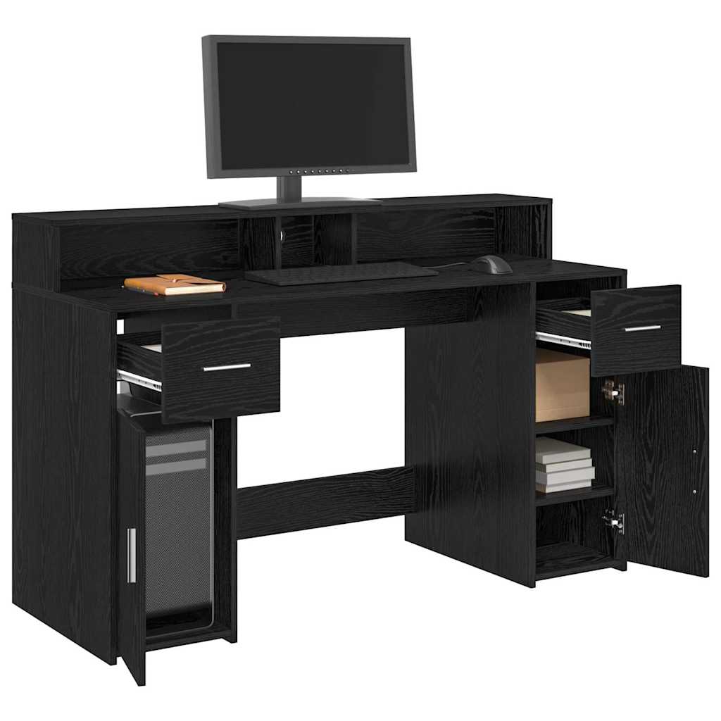 Asztal Musta tammi Szerelt fa 140 x 55 x 91 cm