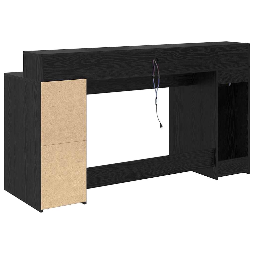 Asztal Musta tammi Szerelt fa 160 x 55 x 91 cm