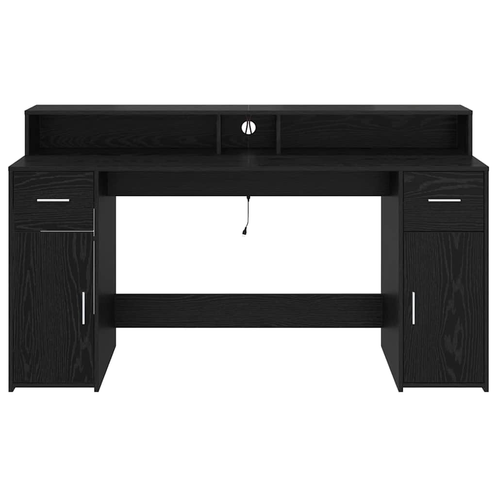 Asztal Musta tammi Szerelt fa 160 x 55 x 91 cm