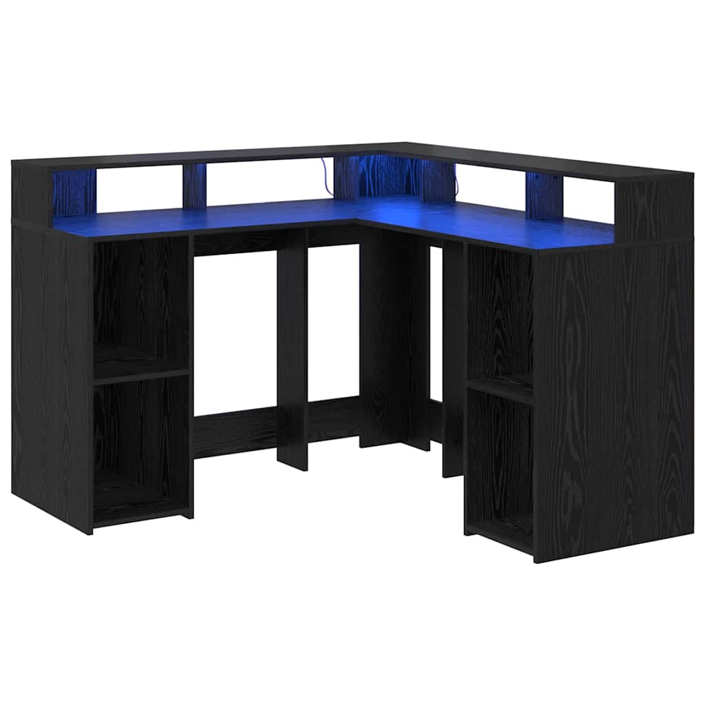 Asztal Fekete tölgy Szerelt fa 130 x 130 x 91 cm