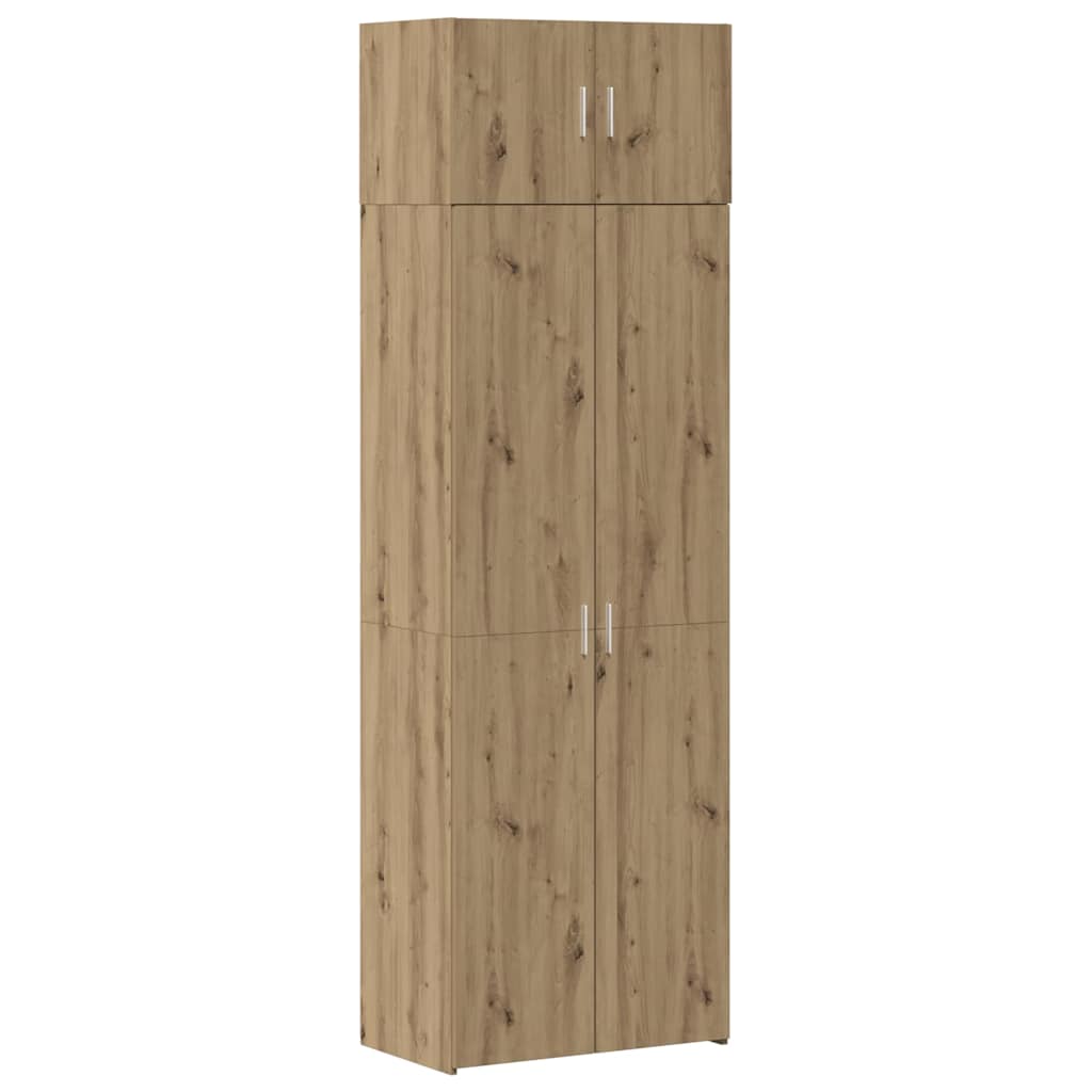 Tárolószekrény 2 pcs Artisan tölgy 70 x 42,5 x 225 cm