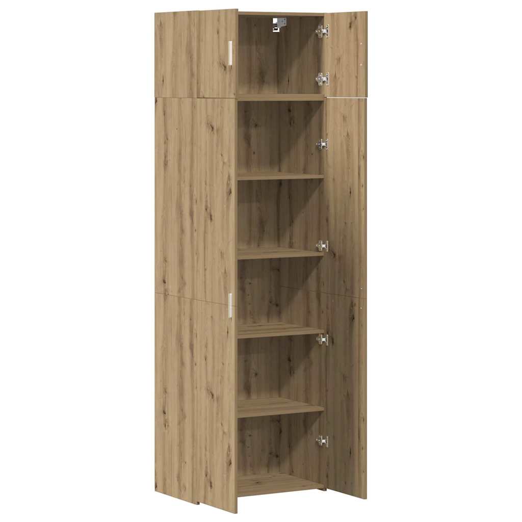 Tárolószekrény 2 pcs Artisan tölgy 70 x 42,5 x 225 cm
