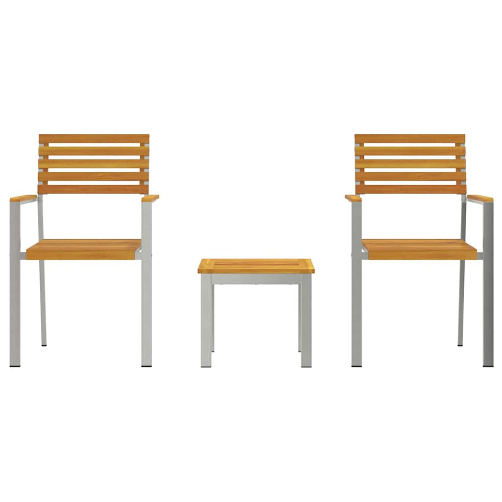 Kert étkező szett 3 pcs Barna