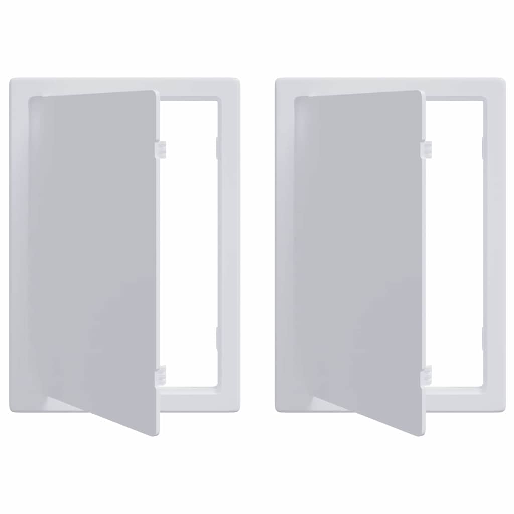 Hozzáférési Panelek 2 pcs Fehér 15 x 23 cm ABS Műanyag