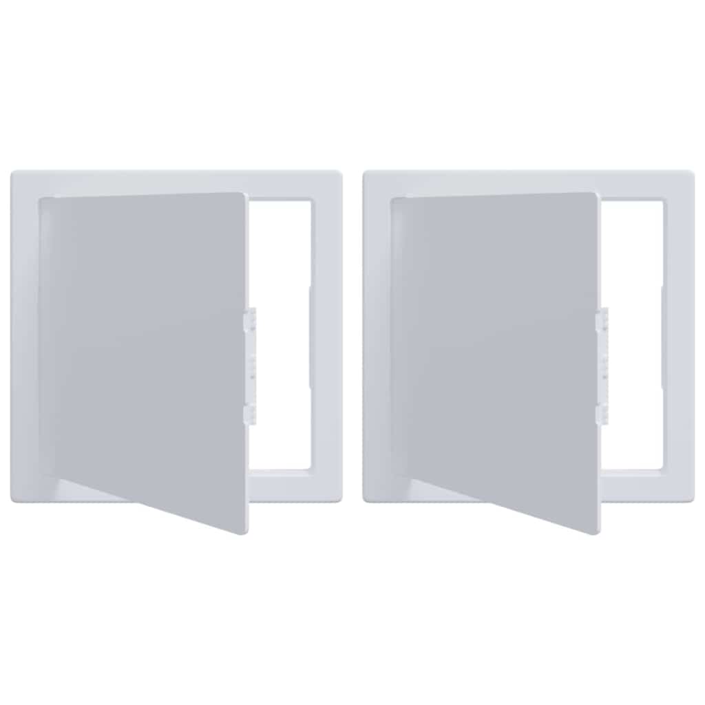 Hozzáférési Panelek 2 pcs Fehér 20 x 20 cm ABS Műanyag