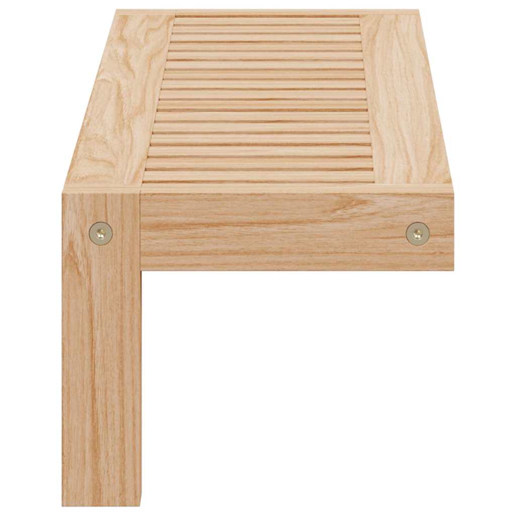 Fali akasztós rács Természetes 62 x 10 x 12,5 cm Masszív diófa