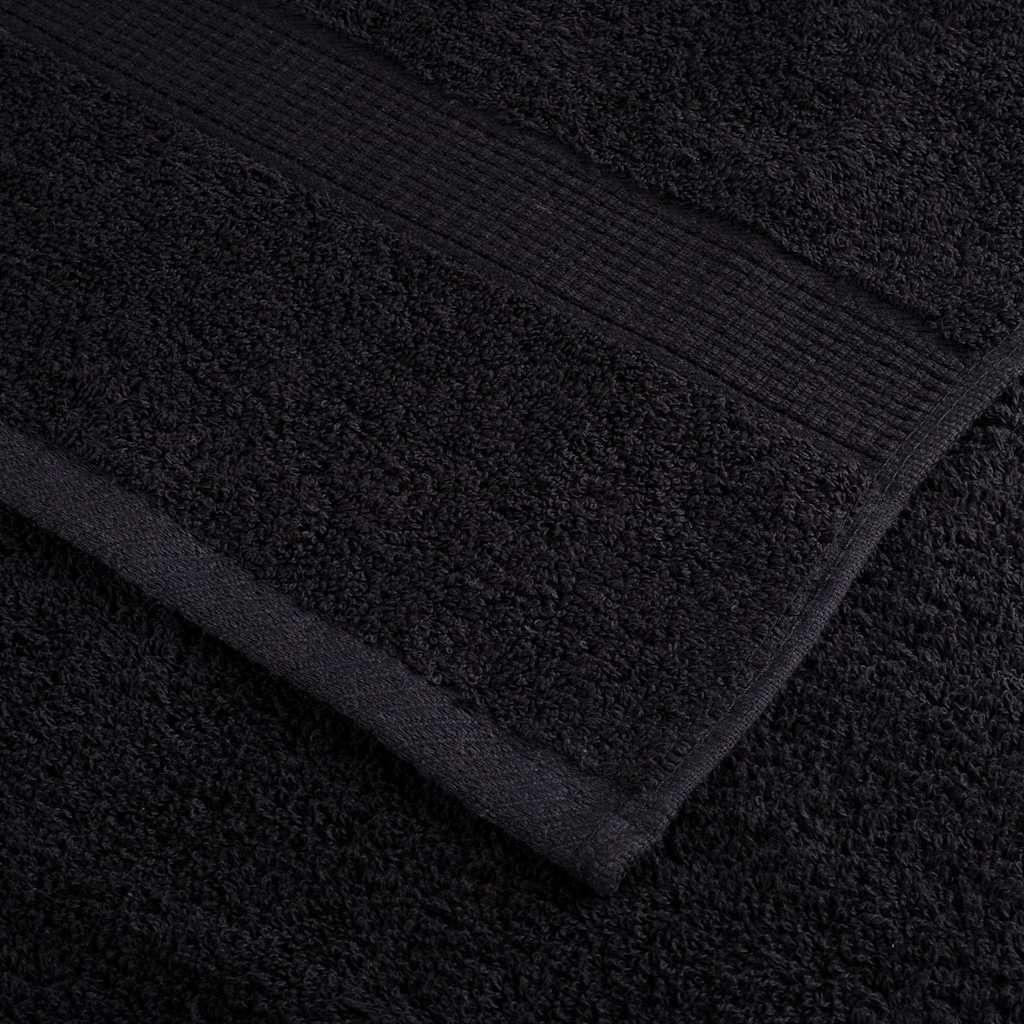 Vendégtörölköző SOLUND 50 pcs Fekete 50 x 100 cm 550 gsm