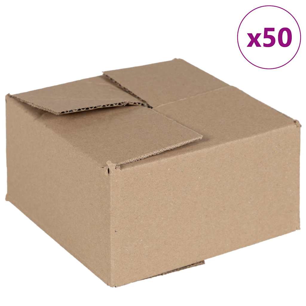 Hajtható doboz 50 pcs Természetes 15 x 15 x 8 cm Karton