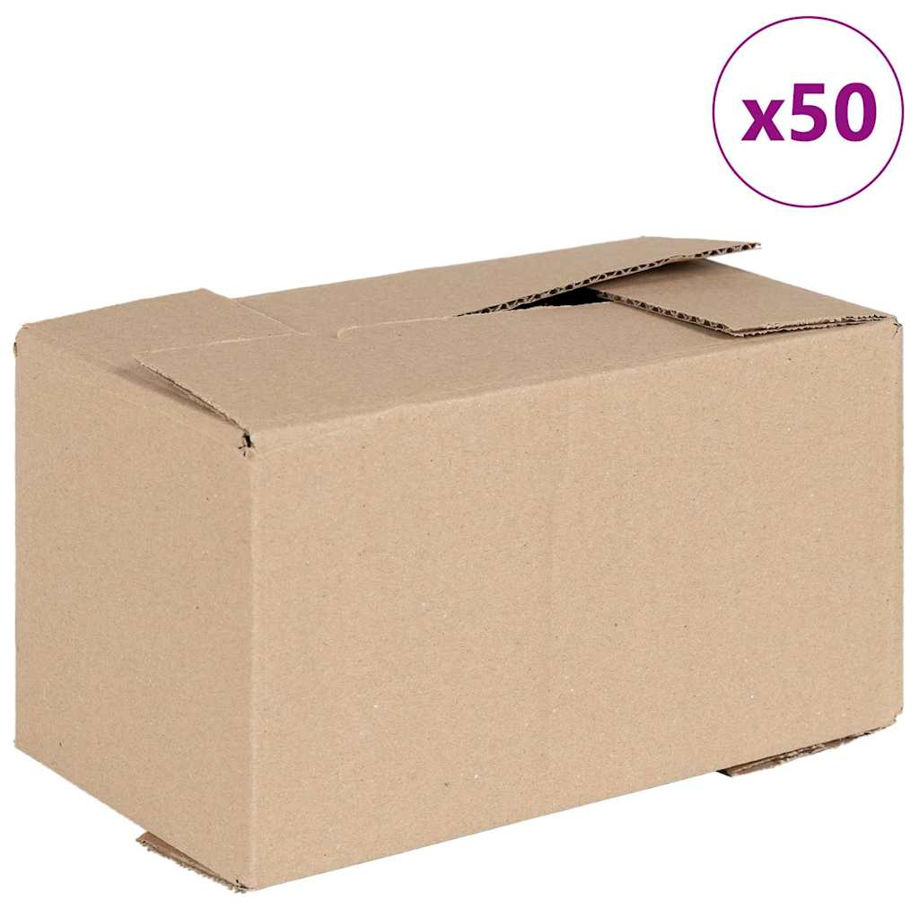 Hajtható doboz 50 pcs Természetes 24 x 13 x 13 cm Karton