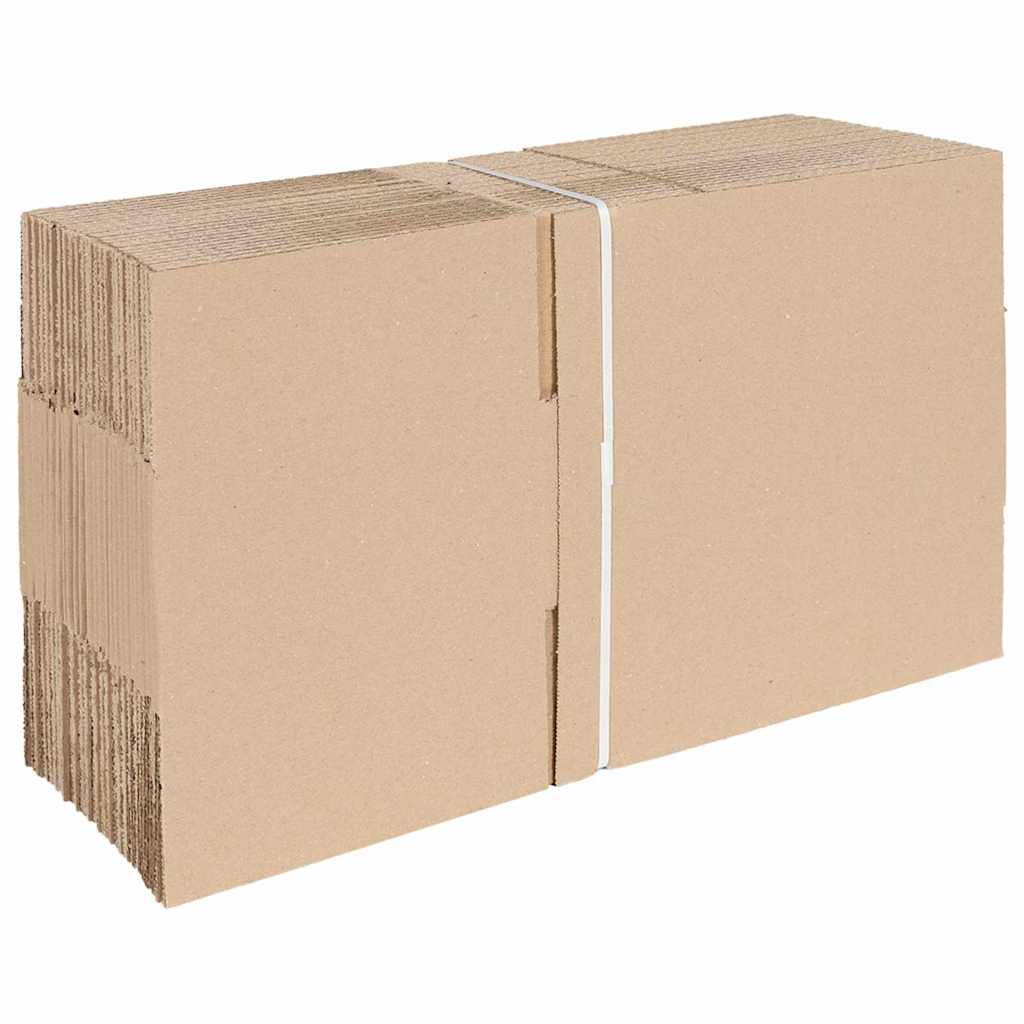 Hajtható doboz 50 pcs Természetes 25 x 17,5 x 10 cm Karton