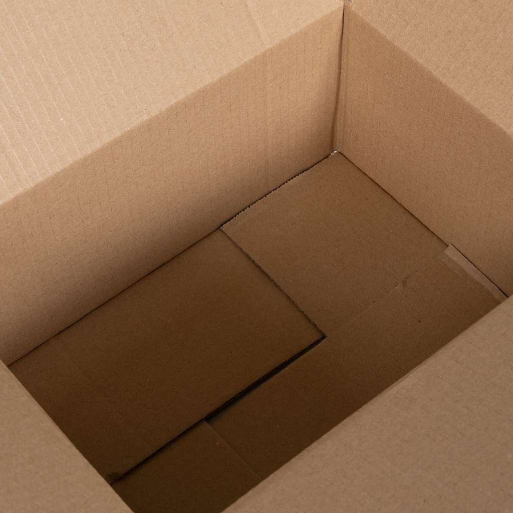 Hajtható doboz 50 pcs Természetes 30 x 21,5 x 14 cm Karton