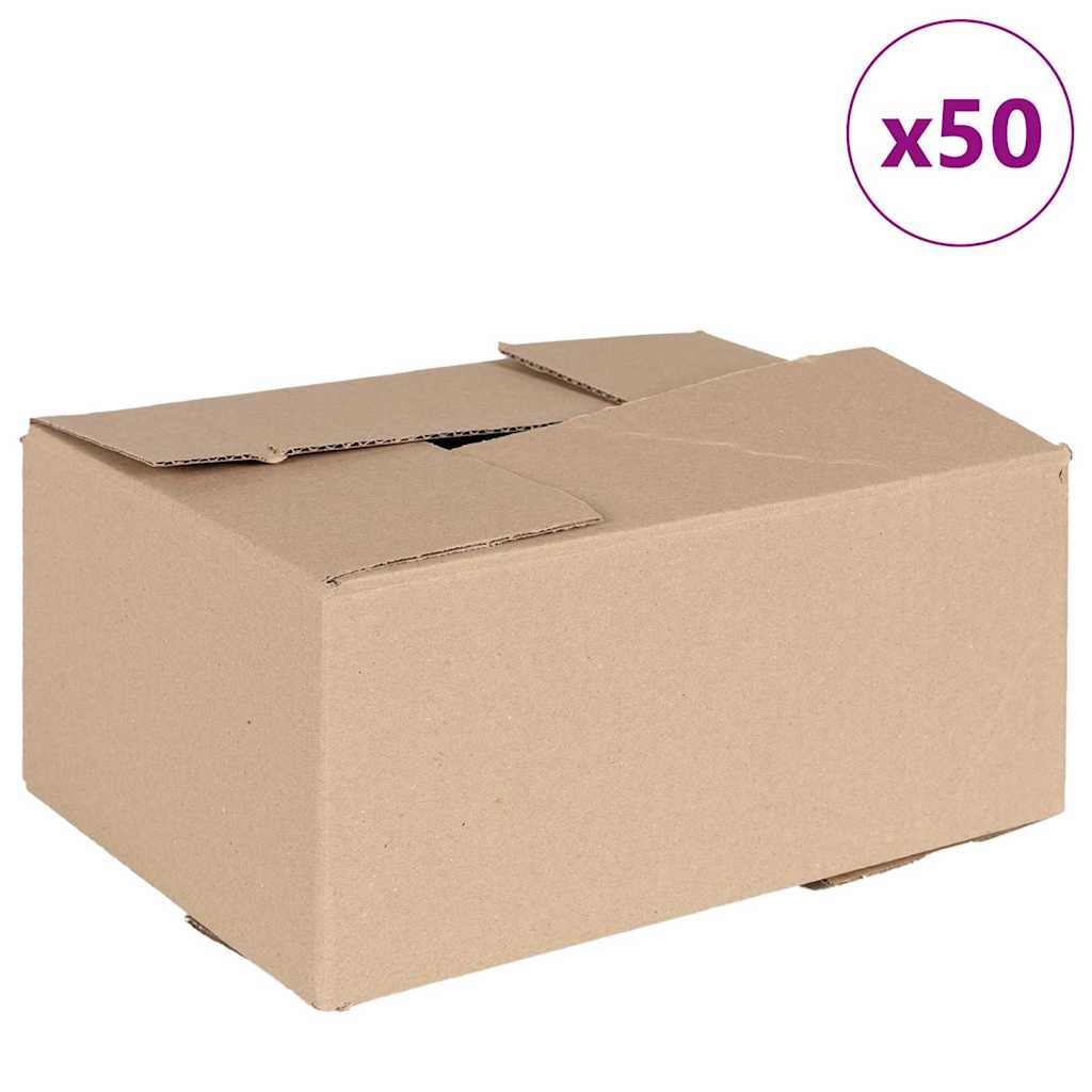 Hajtható doboz 50 pcs Természetes 30 x 21,5 x 14 cm Karton