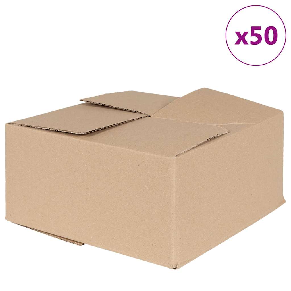 Hajtható doboz 50 pcs Természetes 30 x 30 x 15 cm Karton