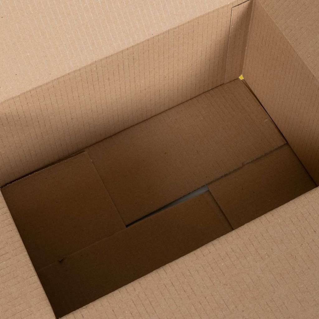 Hajtható doboz 50 pcs Természetes 35 x 24 x 15 cm Karton