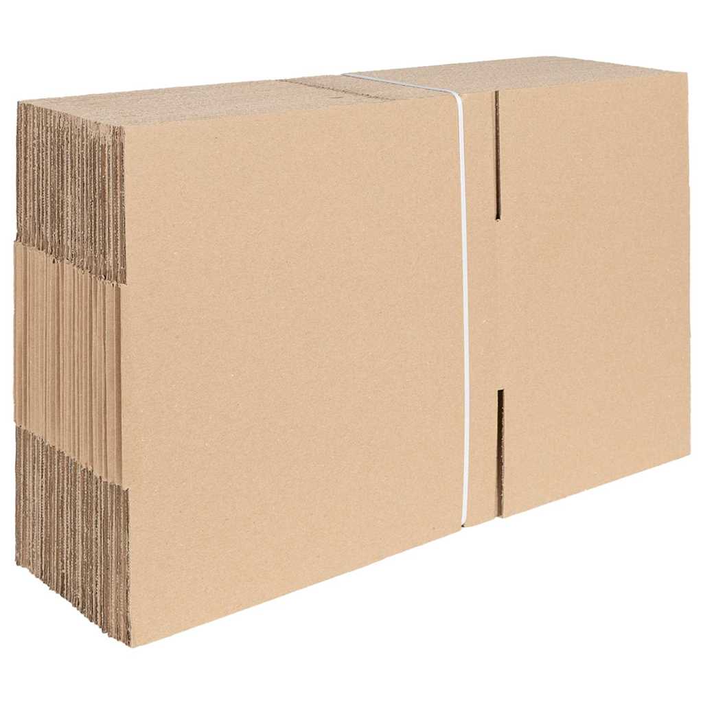 Hajtható doboz 50 pcs Természetes 35 x 24 x 15 cm Karton