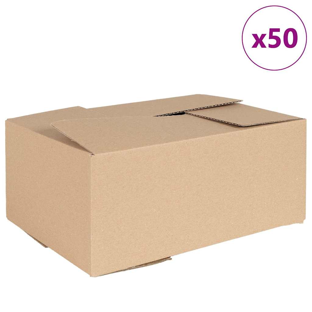 Hajtható doboz 50 pcs Természetes 35 x 24 x 15 cm Karton