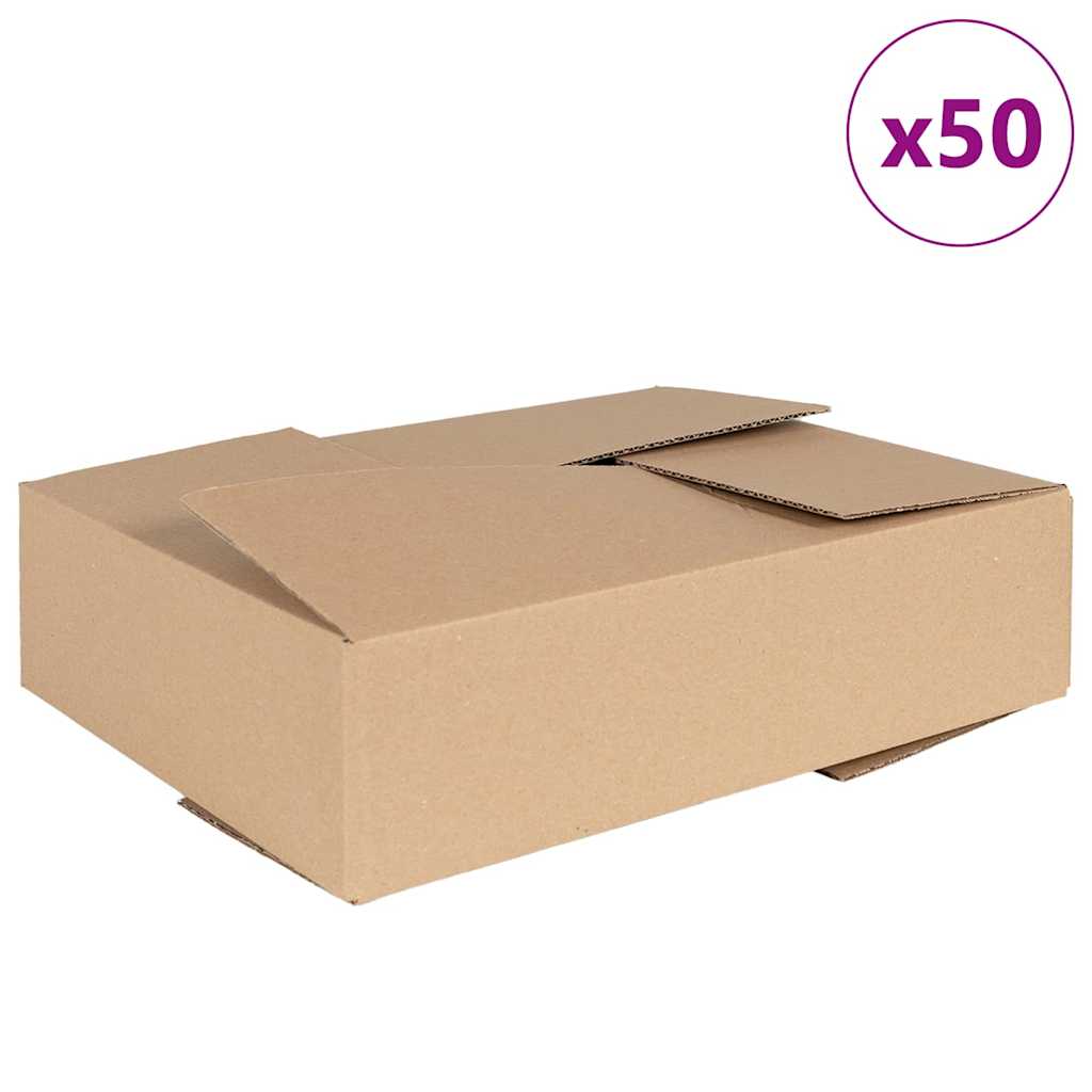Hajtható doboz 50 pcs Természetes 40 x 30 x 10 cm Karton