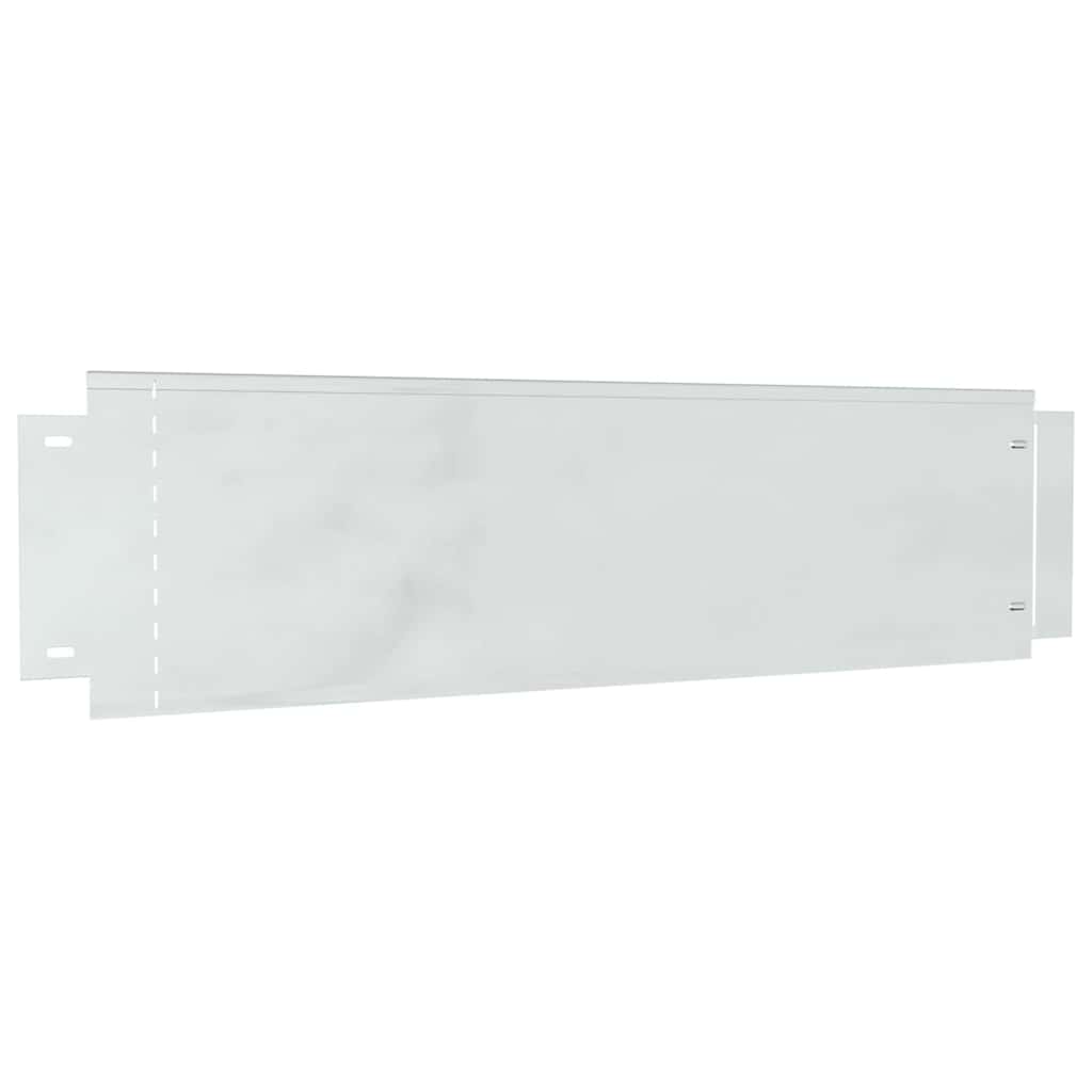 Gyepszegélyek 20 pcs Ezüst 100 x 25 x 0,07 cm Horganyzott acél