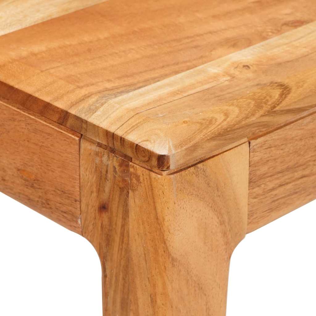 Étkezőasztal Barna 110 x 55 x 76 cm Tömör Akácfa