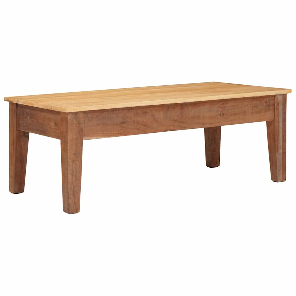 Dohányzóasztal fiókkal Barna 110 x 55 x 40 cm Tömör Mangófát