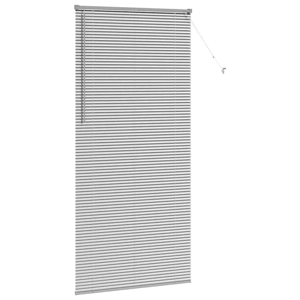 Zsalugáter Redőnyök Ezüst 220 x 105 cm Alumínium