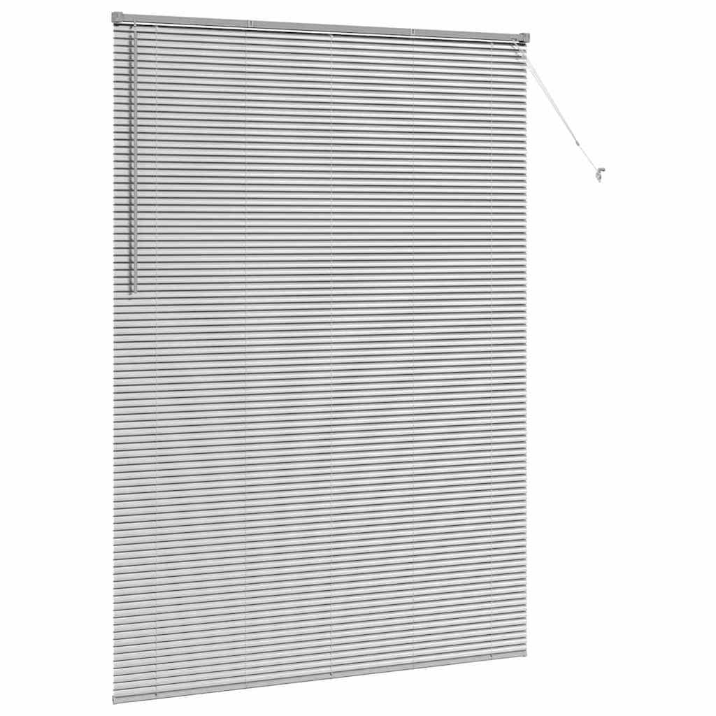 Zsalugáter Redőnyök Ezüst 220 x 155 cm Alumínium