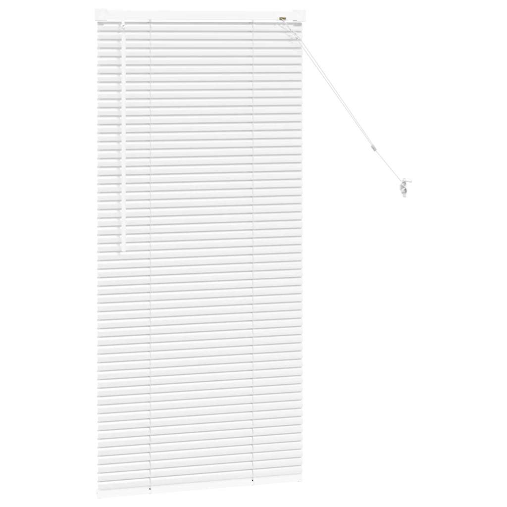 Zsalugáter Redőnyök Fehér 130 x 55 cm Alumínium