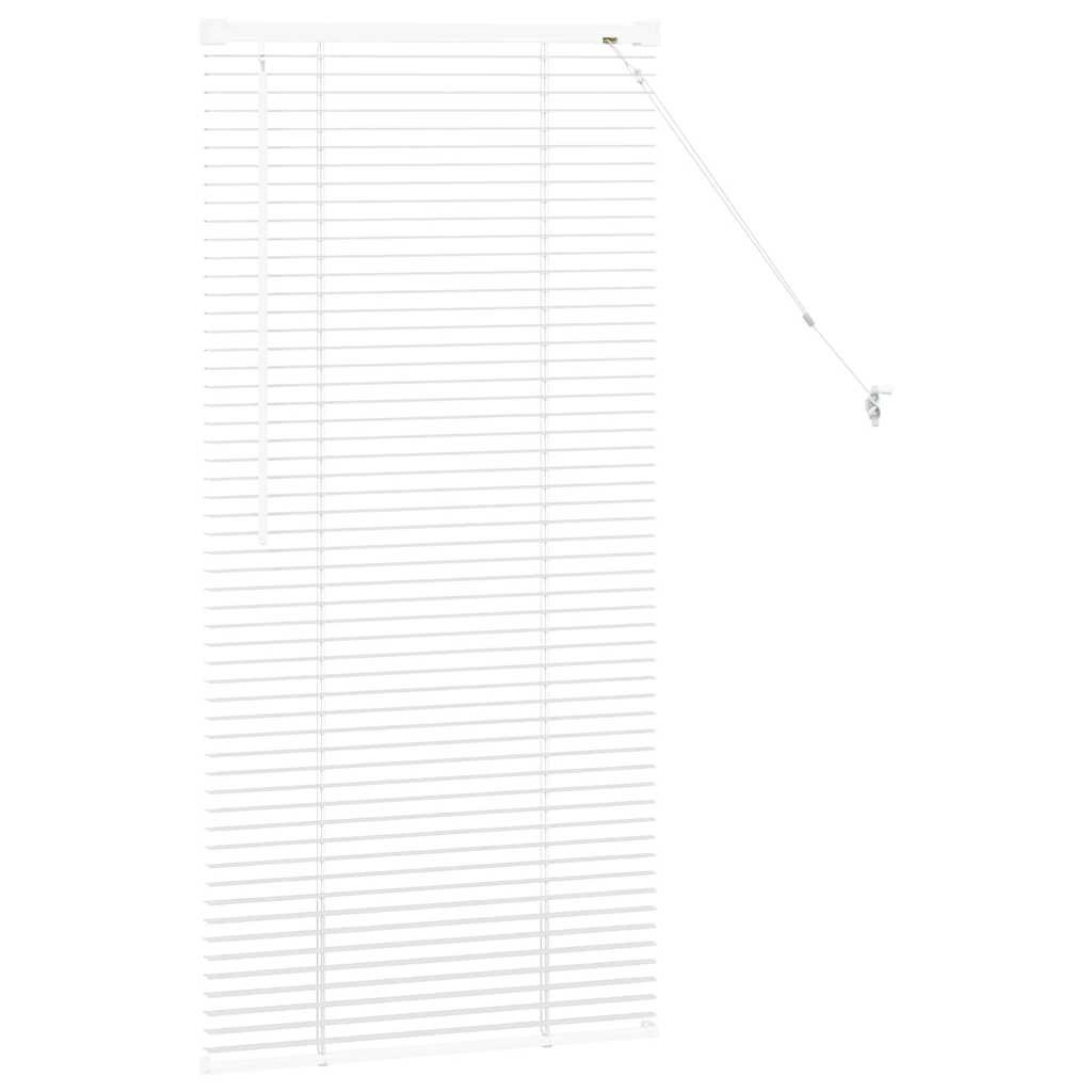 Zsalugáter Redőnyök Fehér 130 x 55 cm Alumínium