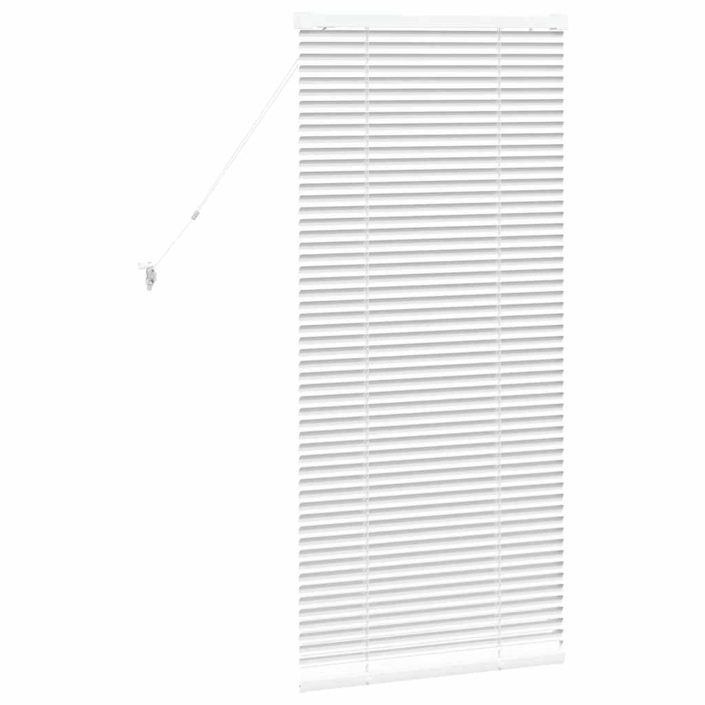 Zsalugáter Redőnyök Fehér 130 x 55 cm Alumínium