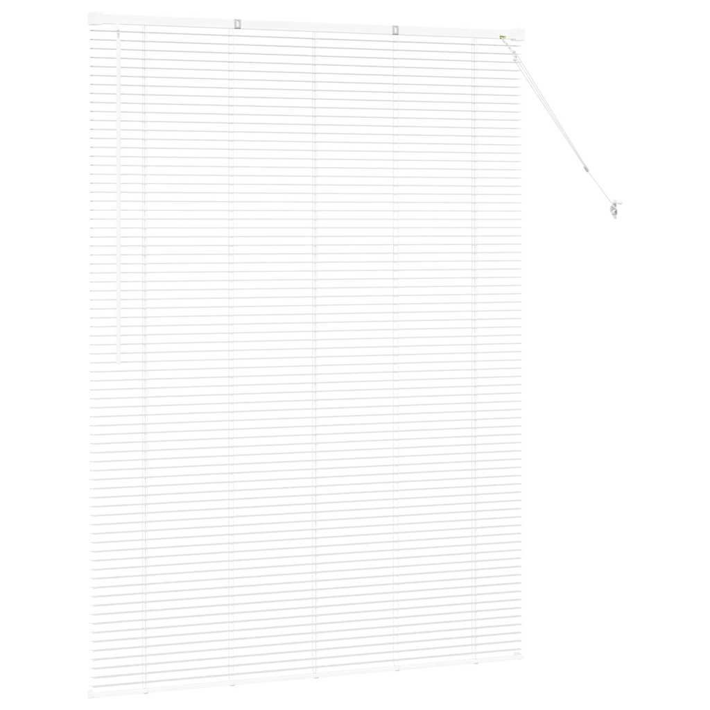 Zsalugáter Redőnyök Fehér 175 x 130 cm Alumínium