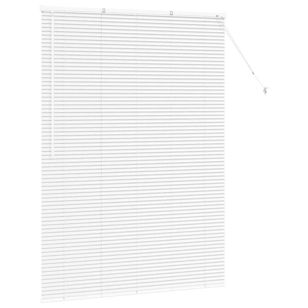 Zsalugáter Redőnyök Fehér 175 x 135 cm Alumínium