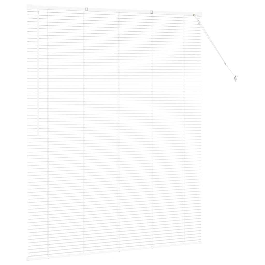 Zsalugáter Redőnyök Fehér 175 x 140 cm Alumínium