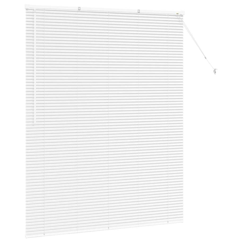 Zsalugáter Redőnyök Fehér 175 x 145 cm Alumínium