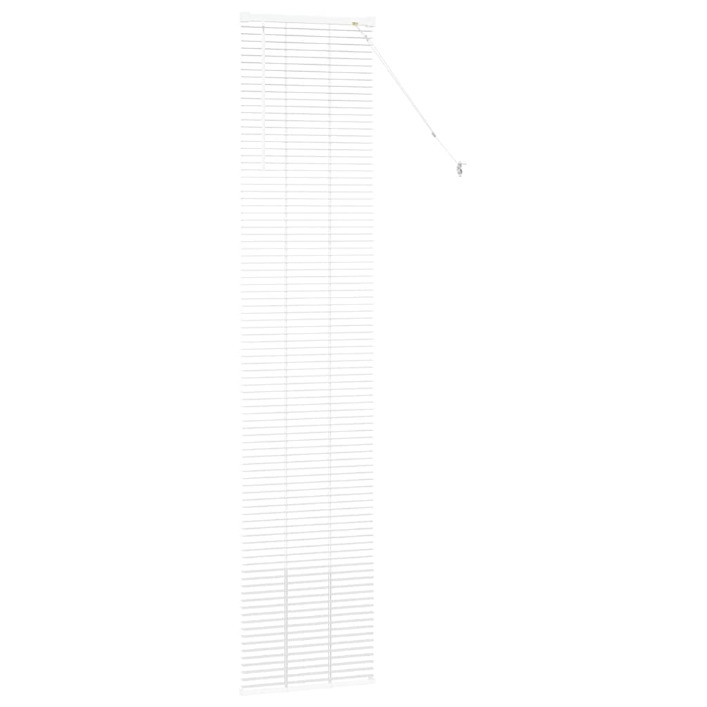 Zsalugáter Redőnyök Fehér 220 x 45 cm Alumínium