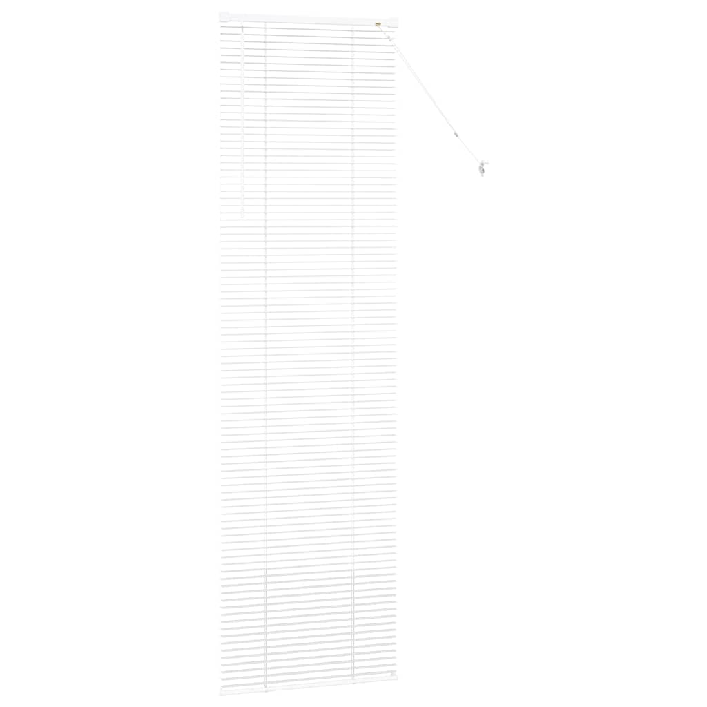 Zsalugáter Redőnyök Fehér 220 x 55 cm Alumínium