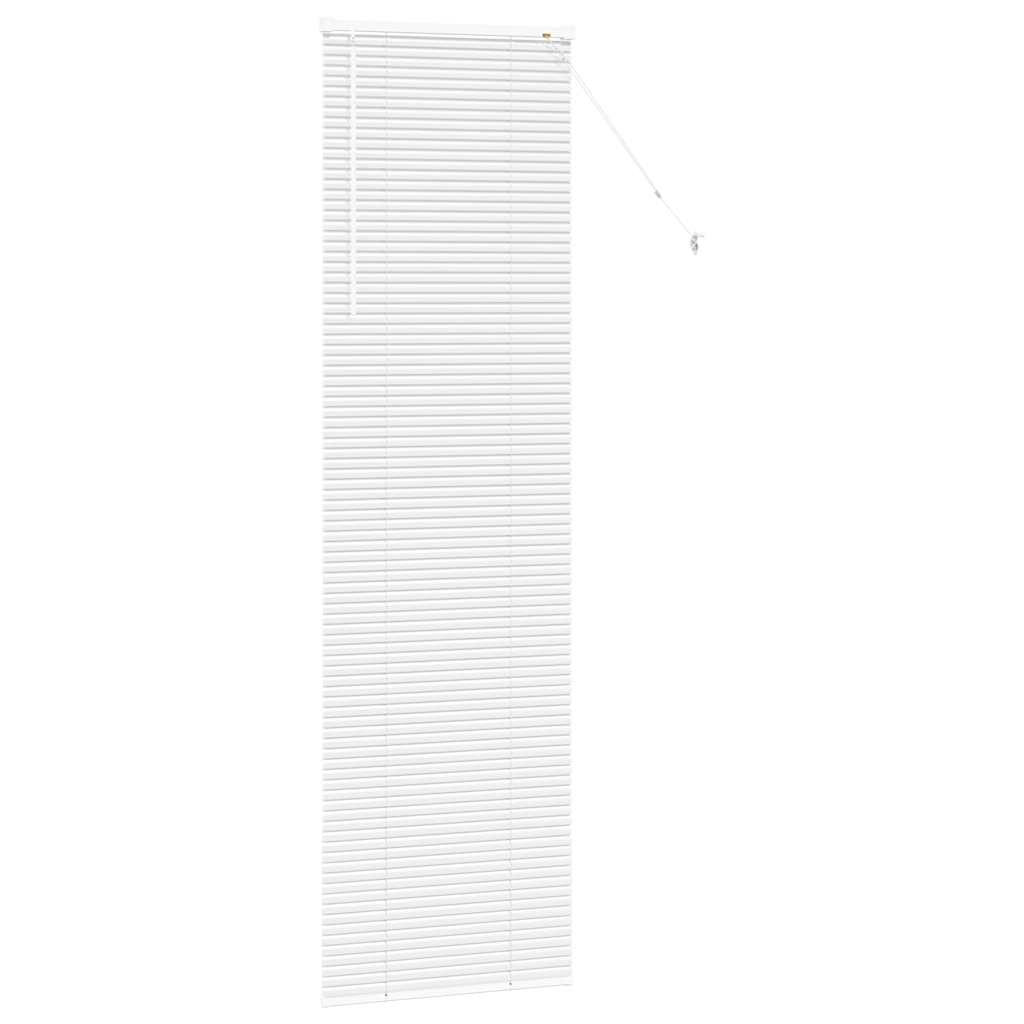 Zsalugáter Redőnyök Fehér 220 x 65 cm Alumínium