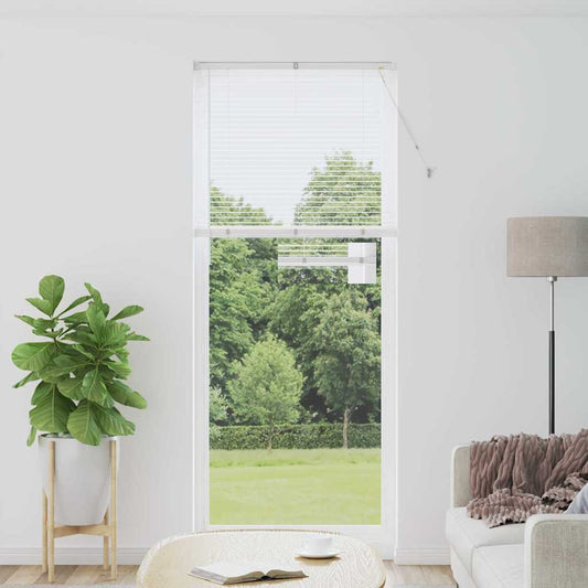 Zsalugáter Redőnyök Fehér 220 x 85 cm Alumínium