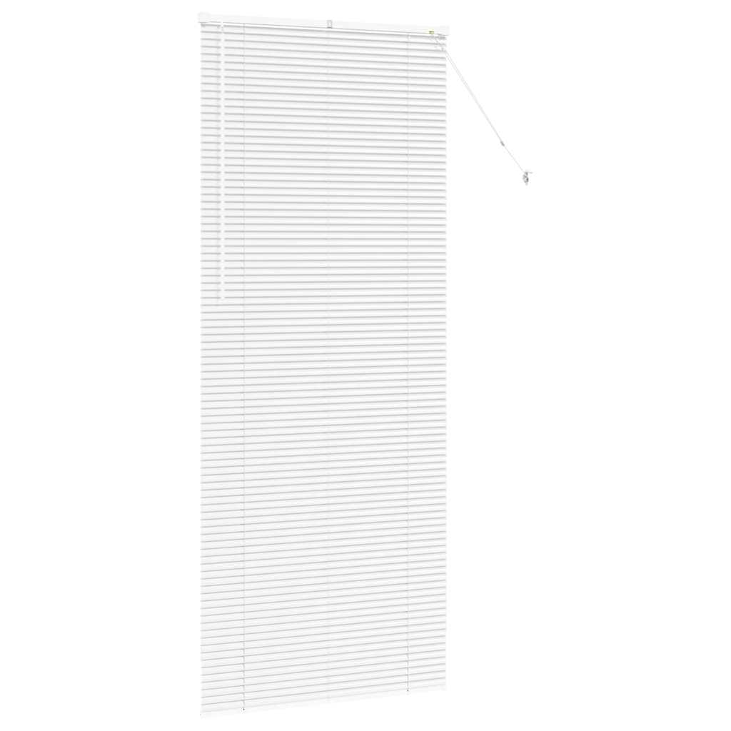 Zsalugáter Redőnyök Fehér 220 x 85 cm Alumínium
