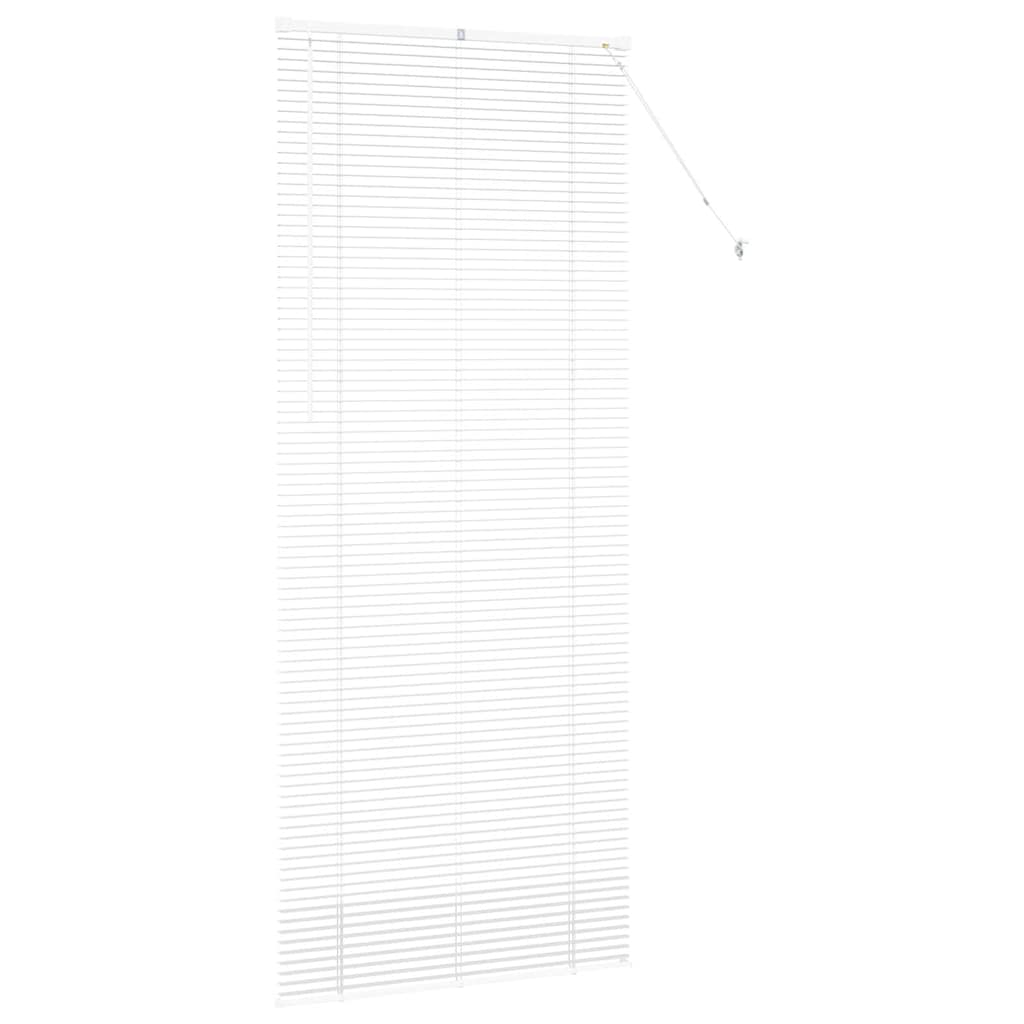Zsalugáter Redőnyök Fehér 220 x 95 cm Alumínium