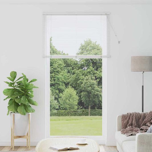 Zsalugáter Redőnyök Fehér 220 x 120 cm Alumínium