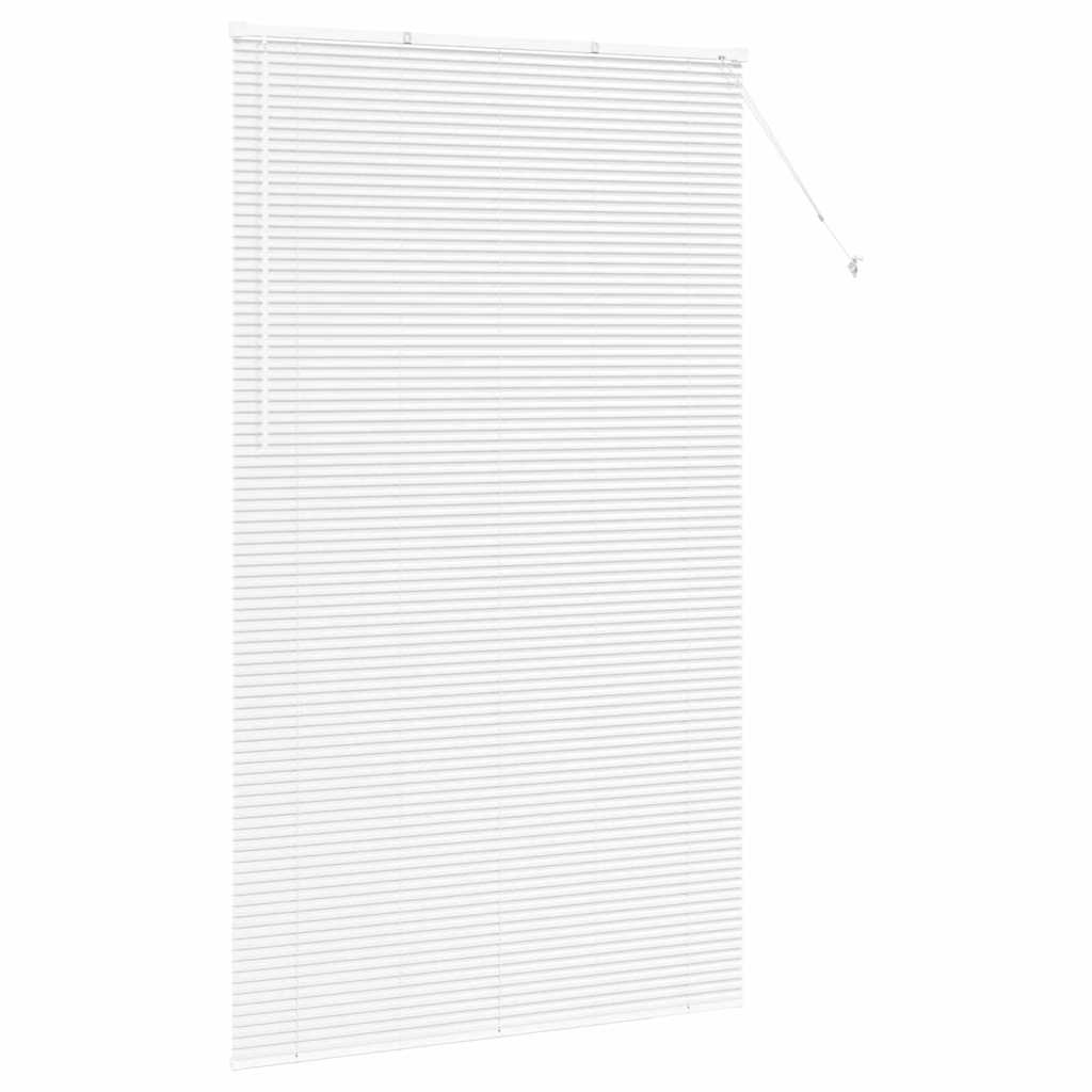 Zsalugáter Redőnyök Fehér 220 x 135 cm Alumínium