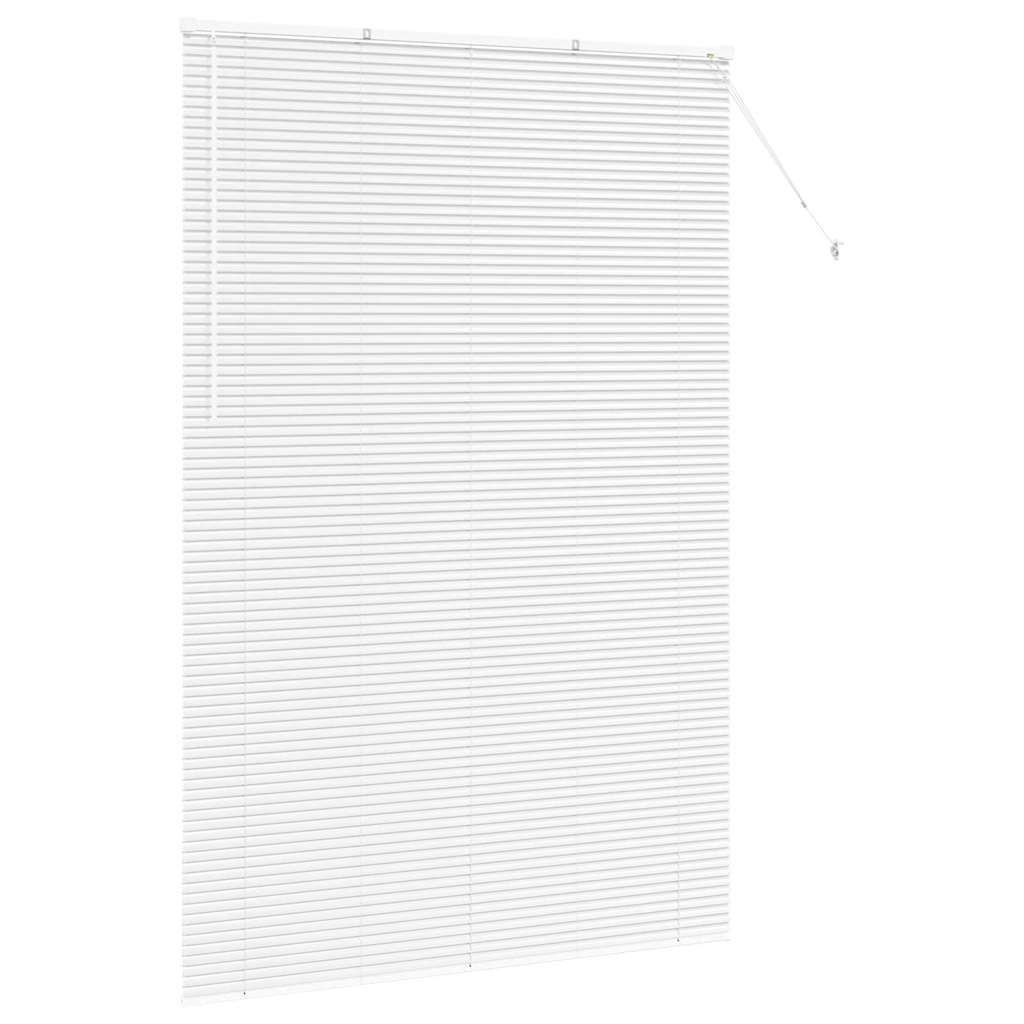 Zsalugáter Redőnyök Fehér 220 x 145 cm Alumínium